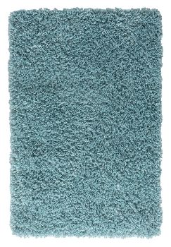 Teppich &quot;My Shaggy&quot; rechteckig hellblau, 90x60 cm, strapazierfähig und flauschig