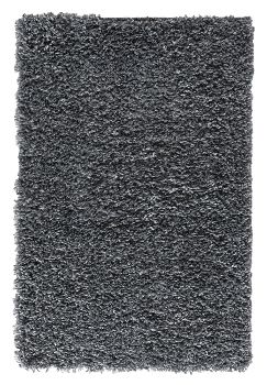 Teppich &quot;My Shaggy&quot; rechteckig dunkelgrau, 90x60 cm, strapazierfähig und flauschig