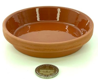 Futterschale glasiert 11,3 x 2,5 cm mit 10 cm Innendurchmesser – für Terrarien und Nager