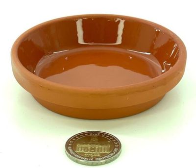 Futterschale glasiert 9,0 x 2,2 cm mit 8 cm Innendurchmesser – für Terrarien und Nager