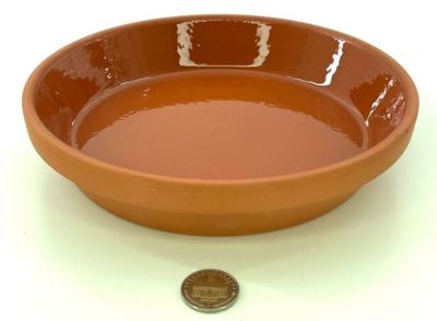 Futterschale glasiert 21,5 x 4,3 cm – Futter- &amp; Trinkschale für Terrarium &amp; Nager