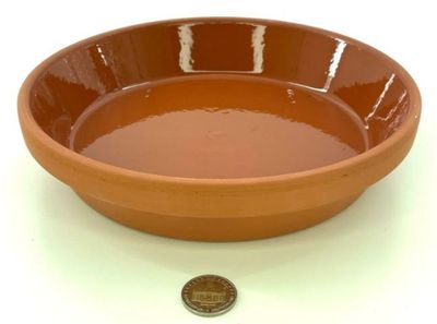 Futterschale glasiert 23,5 x 5,0 cm – Futter- &amp; Trinkschale für Terrarium &amp; Nager