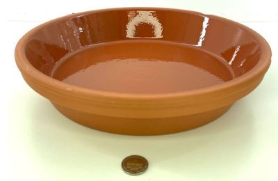 Futterschale glasiert 32,5 x 6,5 cm – Futter- &amp; Trinkschale für Terrarium &amp; Nager