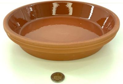 Futterschale glasiert 28,5 x 5,7 cm – Futter- &amp; Trinkschale für Terrarium &amp; Nager