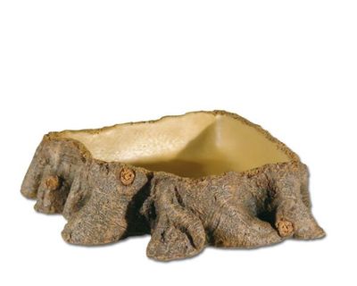 Trinkschale Stump 2 22 x 20 x 6 cm – Wurzelimitierende Optik, HOBBY