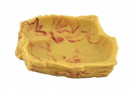 Water Dish Sandstein mittel 13 x 10,5 x 2,5 cm – Natursteinoptik, leicht zu reinigen