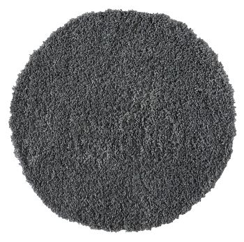 Teppich &quot;My Shaggy&quot; Grau – Rund, 100x100 cm, Flauschig