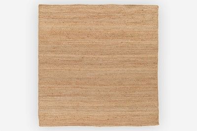 Teppich &quot;Lola&quot; Natur – Quadratisch, 100x100 cm, Jute, UV-beständig