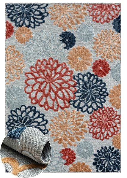 Outdoorteppich Blossom – 150x80 cm, Robust, Wetterfest