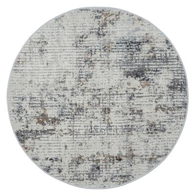 Teppich "My Joy" Creme – Rund, 120x120 cm, Skandi-Design, Robust, Pflegeleicht