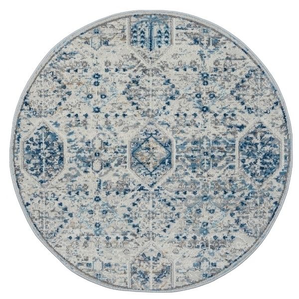 Teppich &quot;My Heriz 2&quot; Beige – Rund, 120x120 cm, Orientdesign, Robust, Pflegeleicht