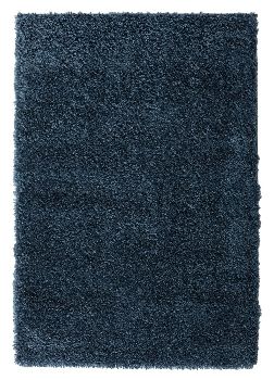 Teppich &quot;My Shaggy&quot; Dunkelblau – 150x100 cm, Flauschig,