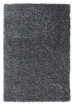 Teppich &quot;My Shaggy&quot; Dunkelgrau – 150x100 cm, Flauschig,