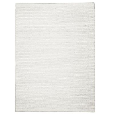 Teppich &quot;Wooly Dreamscape&quot; Naturweiss – 130x70 cm, Wolle, Gemütlich