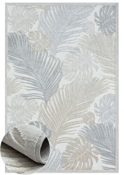 Outdoorteppich Fleur – 160x100 cm, Robust, Wetterfest