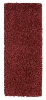 Teppich "My Shaggy" Weinrot – 200x80 cm, Flauschig