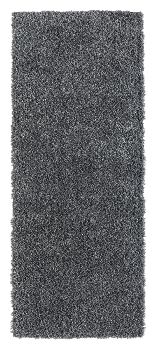 Teppich &quot;My Shaggy&quot; Dunkelgrau – 200x80 cm, Flauschig
