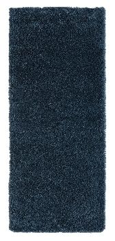 Teppich &quot;My Shaggy&quot; Dunkelblau – 200x80 cm, Flauschig,