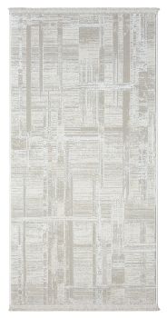 Teppich &quot;My Favorite&quot; Creme – 150x80 cm, Retro Style, Robust, Pflegeleicht