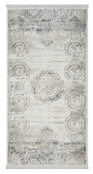 Teppich &quot;My Kazak&quot; Creme – 150x80 cm, Retro Style, Robust, Pflegeleicht