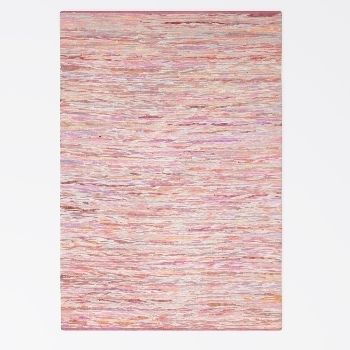 Teppich &quot;Ashraf&quot; Pink – 170x120 cm, Upcycled Cotton, Wendbar, Pflegeleicht