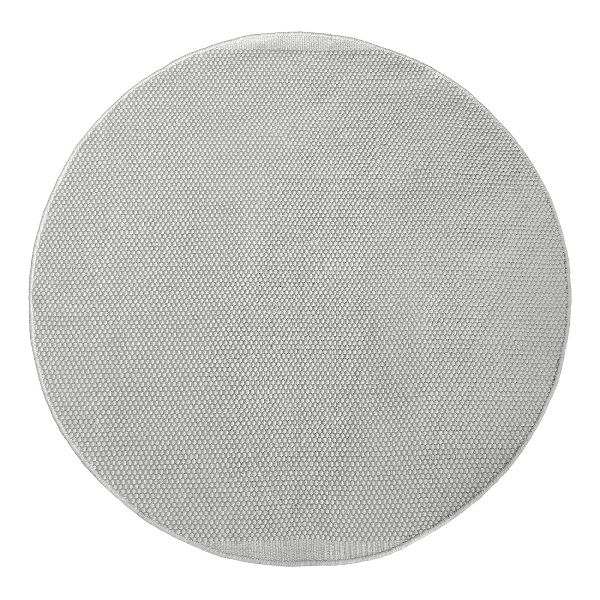 Teppich &quot;Wooly Dreamscape&quot; Naturweiss – Rund, 100x100 cm, Upcycled Cotton, Wendbar, Pflegeleicht