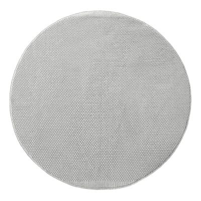 Teppich &quot;Wooly Dreamscape&quot; Naturweiss – Rund, 100x100 cm, Upcycled Cotton, Wendbar, Pflegeleicht