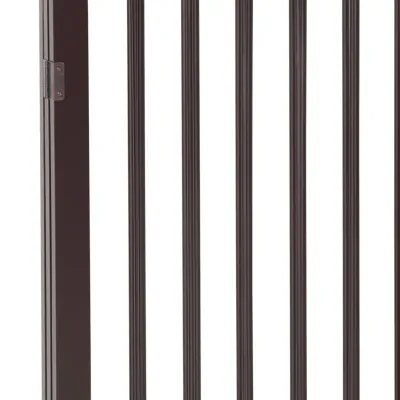 Modulares faltbares Hundegitter 160x76 cm, MDF, kaffee, flexibel & platzsparend