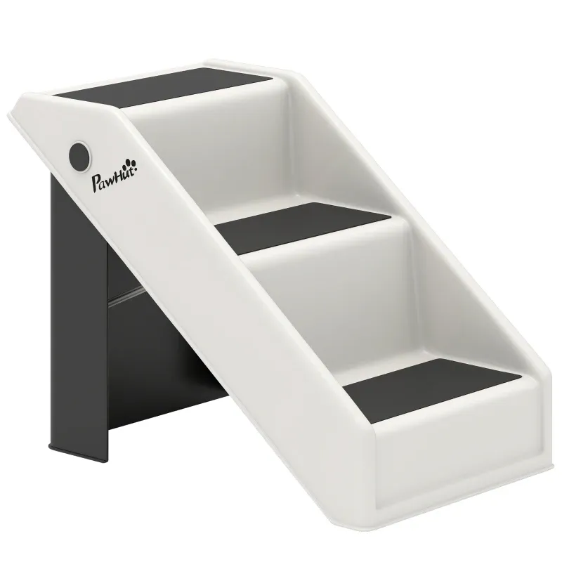 Katzentreppe, Hundetreppe Cremeweiss – 3 Stufen, Klappbar & Rutschfest Katzentreppe, Hundetreppe Cremeweiss – 3 Stufen, Klappbar & Rutschfest