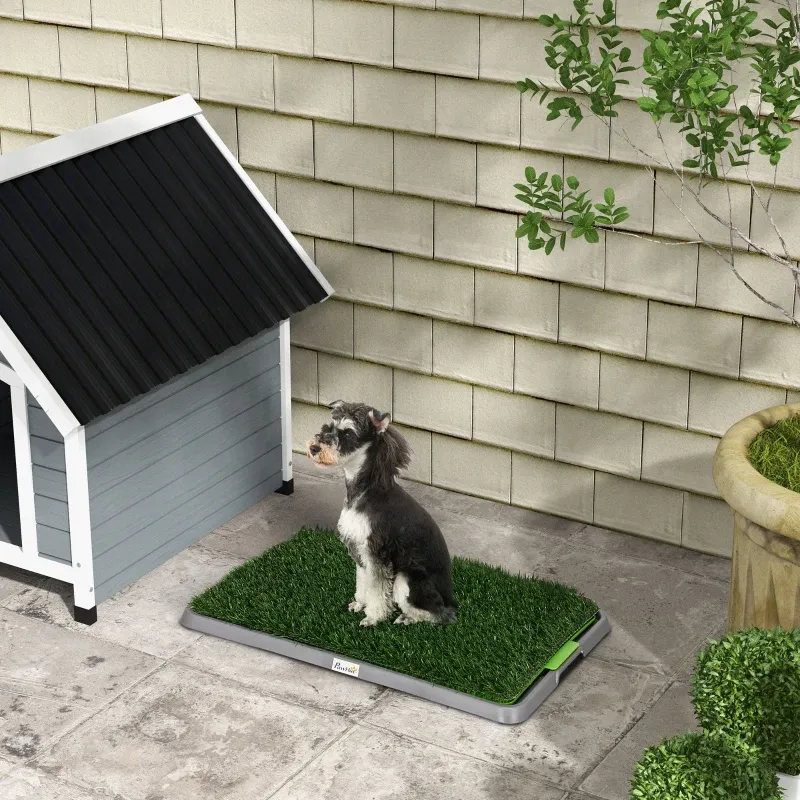 Hundetoilette Welpentoilette Hundeklo, Kunstrasen – Innen & Aussen, Pflegeleicht