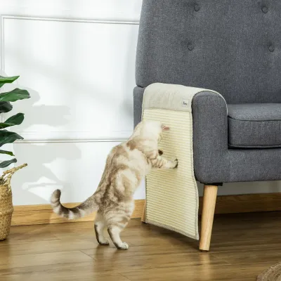 2er Kratzmatte Sofa – Sisal, Kratzschutz & Beige/Grau
