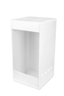 Kunststoff-Hochterrarium 60x60x120 cm – Seitenbelüftung &amp; Echtglas