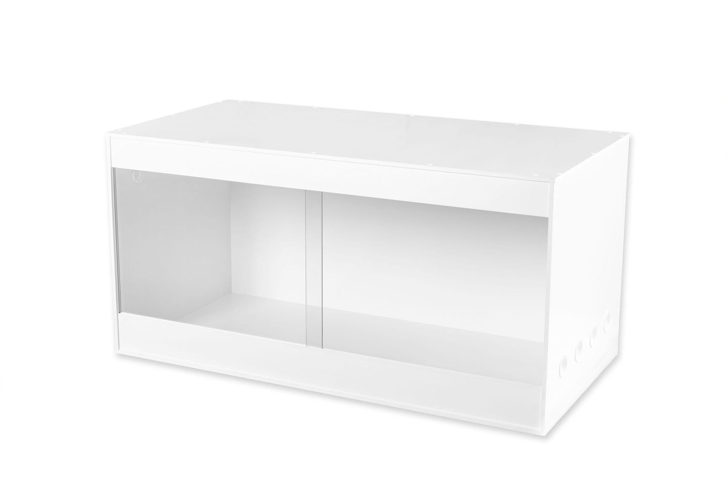 Kunststoff-Terrarium 150x60x60 cm – Seitenbelüftung &amp; Echtglas