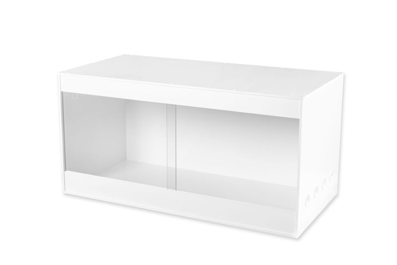 Kunststoff-Terrarium 150x60x60 cm – Seitenbelüftung &amp; Echtglas