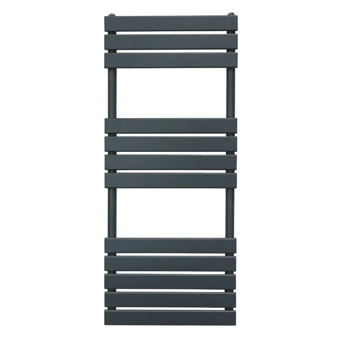 Badheizung, Flachheizkörper Handtücher Anthrazitgrau – 1200x450 mm, 1892 BTU