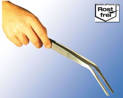 Terrarium Pinzette Gebogen 35 cm – Rostfrei, Fütterung &amp; Pflege