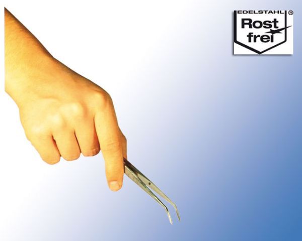 Terrarium Pinzette Gebogen 15 cm – Fütterung &amp; Pflege