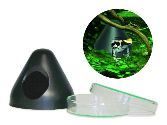 Legehäuschen für Dendrobaten Glas – 7er Set, Transparent &amp; Optimal