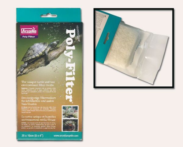 Poly Filter 20x10 cm – Aquarium, Terrarium Filtermedium, Chemische Filtration