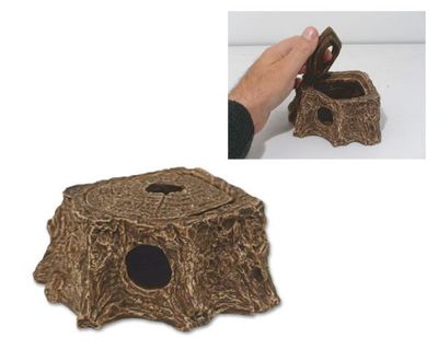 Terrarium Eckhöhle Lebendfutterspender / Aqua Laichhöhle – Keramik, Funktional &amp; Sicher