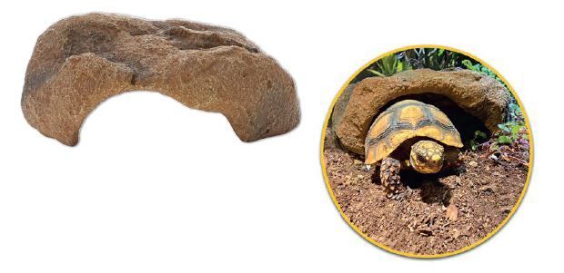 Terrarium Mojave Cave L – 27,3x22,5x9,8 cm, Fels-Höhle, Versteck & Deko