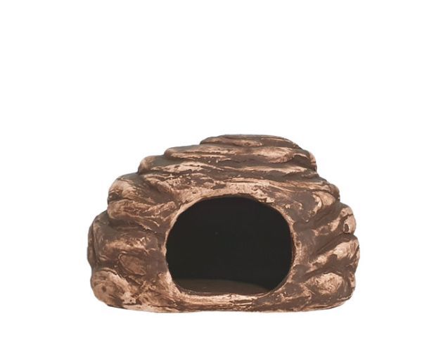 Terrarium Felsenhöhle Keramik – 17x13x10 cm, Versteck &amp; Deko