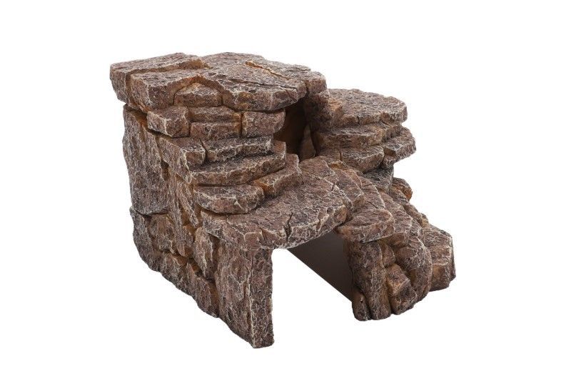Terrarium Desert Cave 2 – 15,5x14,5x10,5 cm, Fels-Höhle, Versteck & Deko