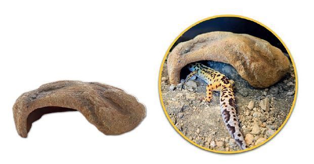 Terrarium Mojave Cave M – 22x16x7 cm, Fels-Höhle, Versteck & Deko