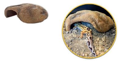 Terrarium Mojave Cave S – 16x10x6 cm, Fels-Höhle, Versteck &amp; Deko