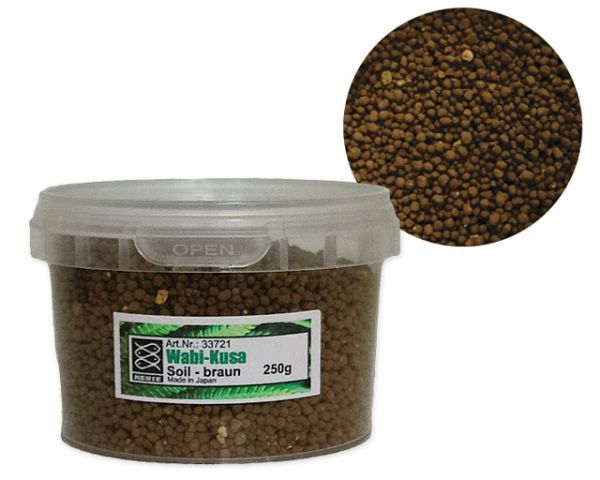 Wabi-Kusa Soil Braun 250g – Japanische Qualität, Für Wabi-Kusa Bälle &amp; Gläser