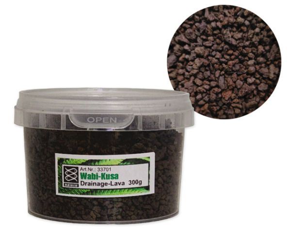 Wabi-Kusa Drainage-Lava 300g – Lavasplitt, Naturprodukt &amp; Wasserleitend