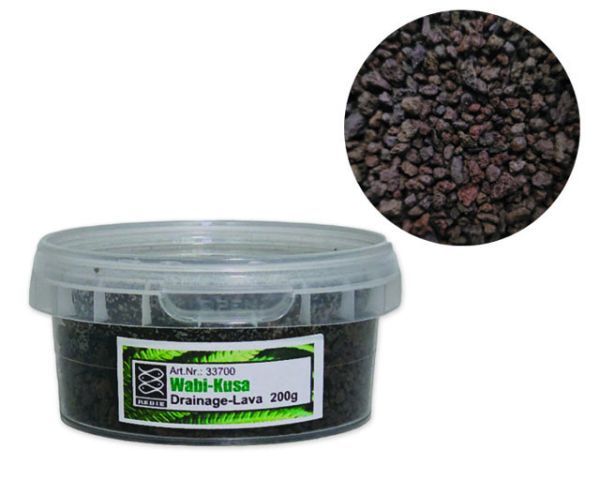 Wabi-Kusa Drainage-Lava 200g – Lavasplitt, Naturprodukt &amp; Wasserleitend