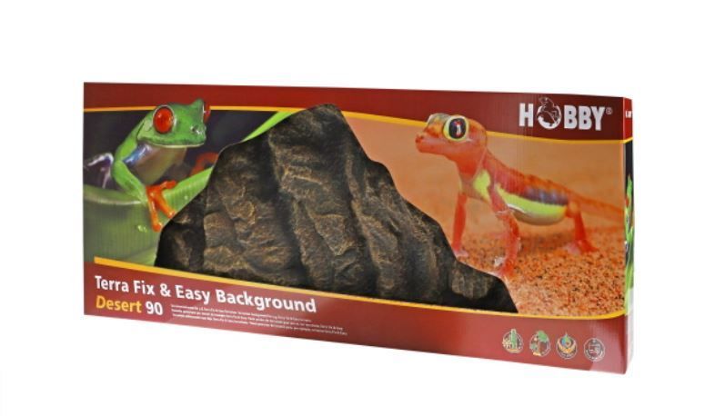 Terrarium-Rückwand Terra Fix &amp; Easy Background Desert 90 – 3D-Struktur, Naturnah