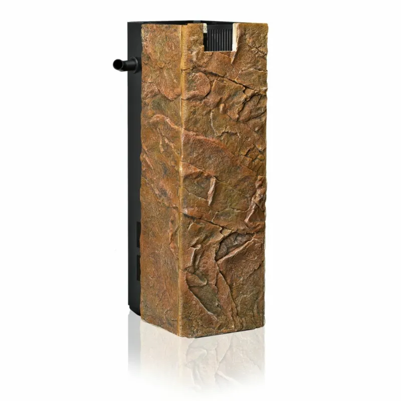 Filter Cover Cliff Dark – 55x18 cm, Felsstruktur, Bräunlich, Für JUWEL Filter